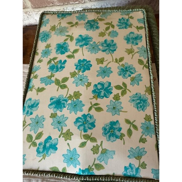 Vintage Dritz Wicker Sewing Basket With Floral Lining & Snap Closure and Handle - Picture 10 of 16